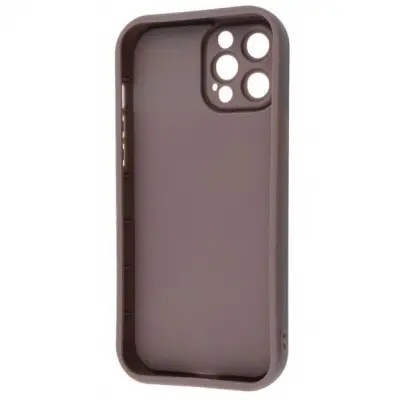 Чехол накладка Pretty Things iPhone 12 Pro Коричневая/Медвеженок