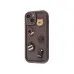 Чехол накладка Pretty Things iPhone 15 Коричневая/Медвеженок