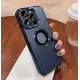 Чохол накладка Electroplate MagSafe iPhone 15 Pro Max Темно-синя