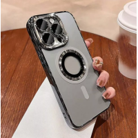 Чохол накладка Electroplate MagSafe iPhone 15 Pro Max Сіра Чохол накладка Electroplate MagSafe iPhone 15 Pro Max Сіра