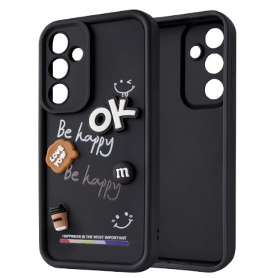 Чехол накладка Pretty Things Samsung A057 (A05s) Черная/Ok