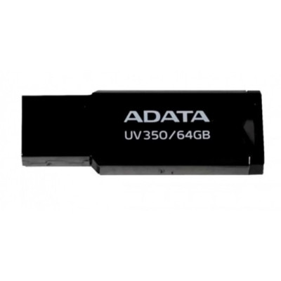 Флеш пам\'ять USB 64Gb A-DATA UV350 Black, Чорний USB 3.2
