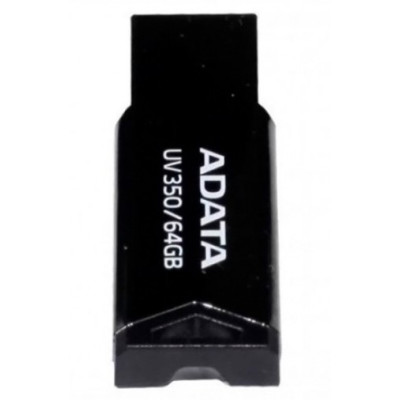Флеш память USB 64Gb A-DATA UV350  Black, Черный USB 3.2