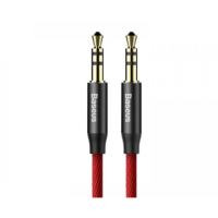 Кабель AUX Baseus Yiven M30 1.5М Чёрно-красный