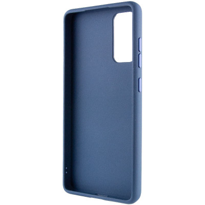 Чехол накладка Bonbon Metal MagSafe Samsung S901 (S22) Синяя (Cosmos Blue)