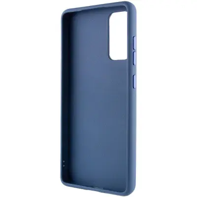 Чехол накладка Bonbon Metal MagSafe Samsung S901 (S22) Синяя (Cosmos Blue)