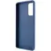 Чехол накладка Bonbon Metal MagSafe Samsung S901 (S22) Синяя (Cosmos Blue)