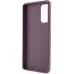 Чохол накладка Bonbon Metal MagSafe Samsung S901 (S22) Бордова (Plum)