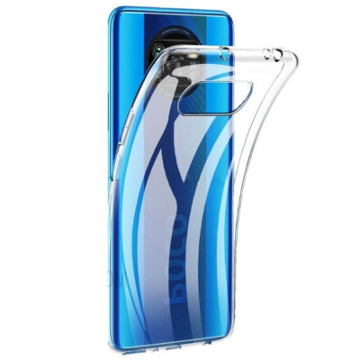 Чехол накладка Epic 1.5mm Xiaomi Poco X3 Прозрачная