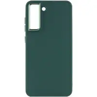 Чехол накладка Bonbon Metal Samsung G990 S21 FE Зеленая (Pine Green)