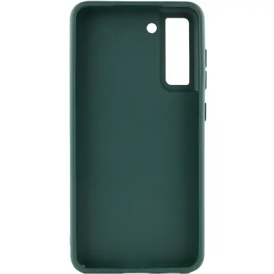 Чехол накладка Bonbon Metal Samsung G990 S21 FE Зеленая (Pine Green)