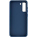 Чехол накладка Bonbon Metal Samsung G990 S21 FE Синяя (Cosmos Blue)