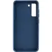 Чехол накладка Bonbon Metal Samsung G990 S21 FE Синяя (Cosmos Blue)