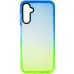 Чехол накладка Sunny Gradient Samsung A346 (A34) Синий/ Салатовый