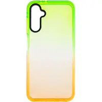 Чехол накладка Sunny Gradient Samsung A346 (A34) Салатовый/Оранжевый