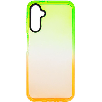 Чохол накладка Sunny Gradient Samsung A346 (A34) Салатовий/ Помаранчевий