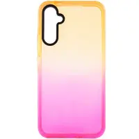 Чохол накладка Sunny Gradient Samsung A346 (A34) Помаранчевий/ Рожевий
