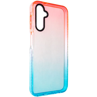 Чехол накладка Sunny Gradient Samsung A346 (A34) Розовый/Голубой