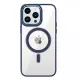 Чохол накладка Crystal Guard MagSafe iPhone 14 Темно-синя