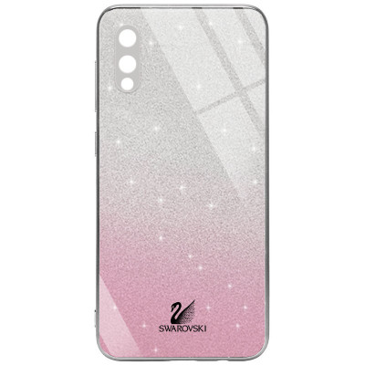 Чехол накладка Swarovski Samsung G980 (S20) Розовая