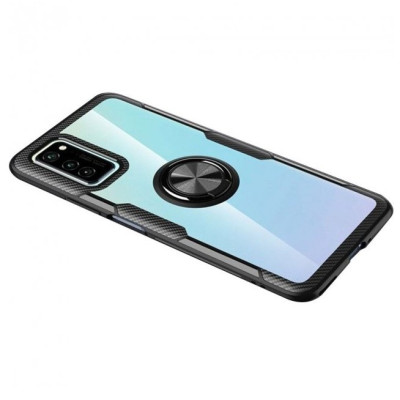 Чехол накладка Deen CrystalRing Samsung N980 (Note 20) Черная