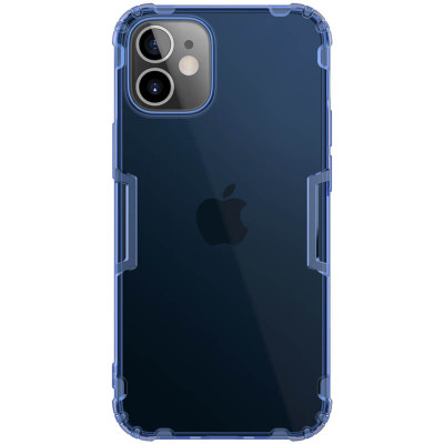 Чехол накладка Nillkin Nature iPhone 12 Mini Синяя