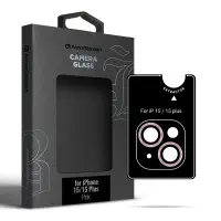 Захисне скло на камеру ArmorStandart Black Icon iPhone 15 /15 Plus Рожеве Захисне скло на камеру ArmorStandart Black Icon iPhone 15 /15 Plus Рожеве