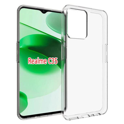 Чехол накладка Epic 1.5mm Realme C35 Прозрачная