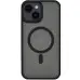 Чехол накладка Metal Buttons with MagSafe iPhone 14 Черная