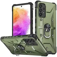 Чехол накладка Pathfinder Ring Camshield Samsung A135/ A047/ M236/ M135 Зеленая