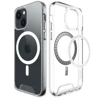 Чехол накладка Space MagSafe iPhone 14 Plus Прозрачная