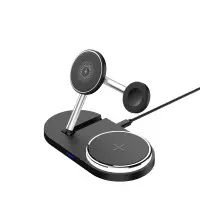 Бездротовий зарядний пристрій ArmorStandart H101 3in1 Black, Чорний