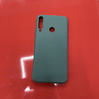 Чехол накладка Full Soft Huawei P40 Lite E Темно-Зеленая