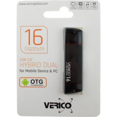 Флеш пам\'ять USB 16Gb Verico Hybrid Dual