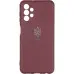 Чехол накладка SOFT Тризуб Samsung A135 (A13) Бордовая