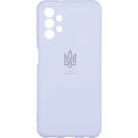 Чехол накладка SOFT Тризуб Samsung A135 (A13) Фиолетовая