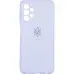 Чехол накладка SOFT Тризуб Samsung A135 (A13) Фиолетовая