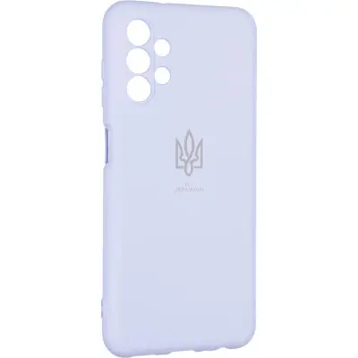 Чехол накладка SOFT Тризуб Samsung A135 (A13) Фиолетовая Чехол накладка SOFT Тризуб Samsung A135 (A13) Фиолетовая