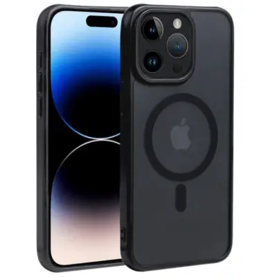 Чехол накладка Anti drop Camera MagSafe iPhone 13 Pro Черная