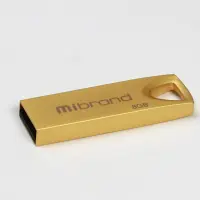 Флеш память USB 8Gb Mibrand Taipan USB 2.0 Gold, Золотой