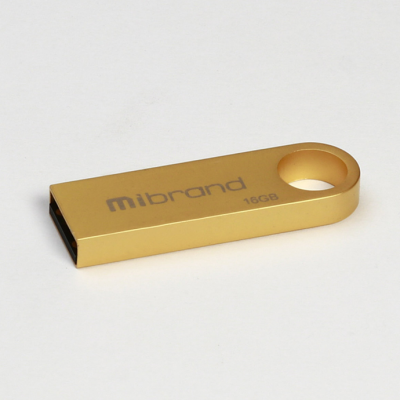 Флеш память USB 16Gb Mibrand Puma USB 2.0 Gold, Золотий