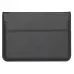 Чохол-конверт-подставка Leather для MacBook 13" Чорний