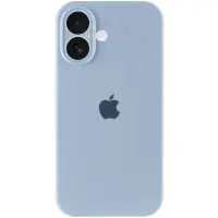 Чехол накладка HC iPhone 16 Голубая/Sweet Blue Full