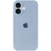 Чехол накладка HC iPhone 16 Голубая/Sweet Blue Full