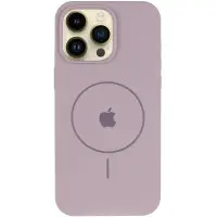 Чохол Накладка HC MagSafe (AA) V2 iPhone 15 Pro Max Сіра/ Lavander Gray