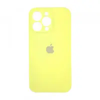 Чехол накладка HC iPhone 13 Pro Max Желтая (51) Mellow Yellow Full