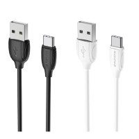 Кабель Borofone BX19 Type-C 1м Білий Кабель Borofone BX19 Type-C 1м Білий