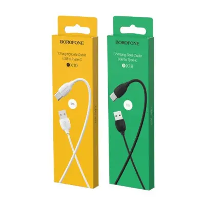 Кабель Borofone BX19 Type-C 1м Белый Кабель Borofone BX19 Type-C 1м Белый