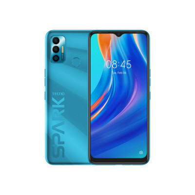 Смартфон Tecno Spark 7 (KF6n) 4/128GB NFC Morpheus Blue, блакитний