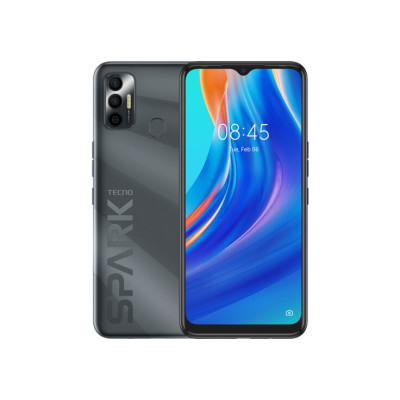 Смартфон Tecno Spark 7 (KF6n) 4/64GB NFC Magnet Black, черный